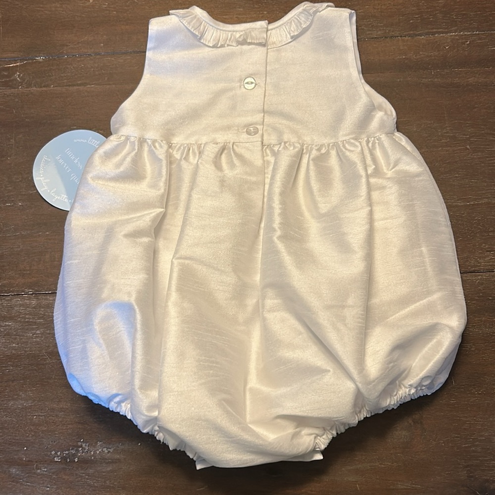 Little English New with Tags White Formal/ Special Occasion Bubble - Picture 3 of 7